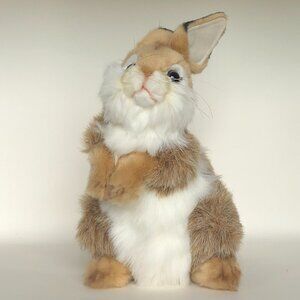 Hansa Handcrafted Bunny Stuffed Animal Brand New w/ Tag